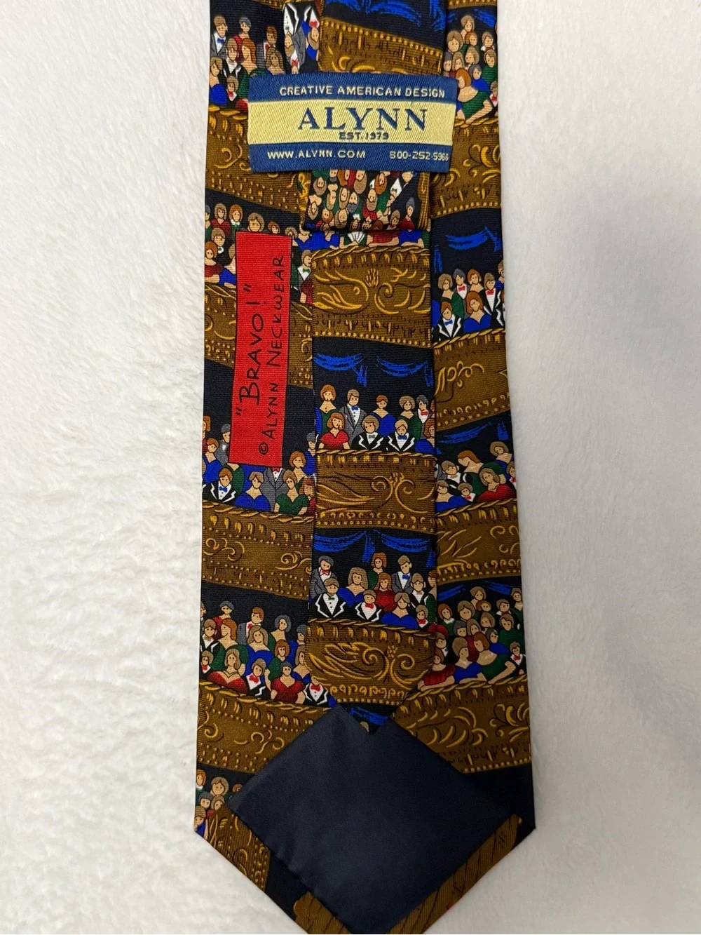 Vintage Bravo!‎ Alynn Theater Opera House Necktie